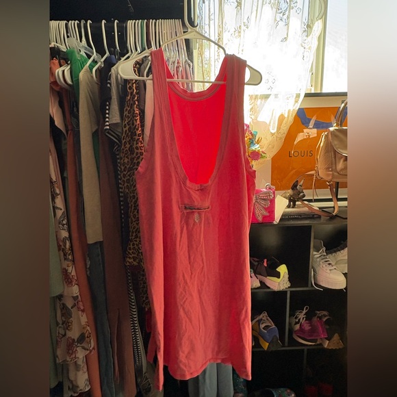Free People Coral Backless Dress - Picture 5 of 10